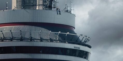 The album cover features Drake sitting on the top of the CN Tower, a prominent Toronto landmark