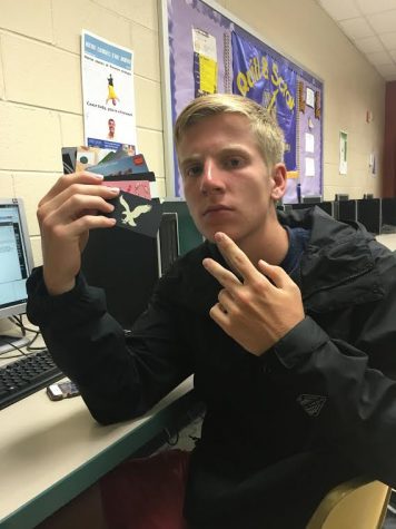 Student Jake Clark likes to have money but in plastic form. 