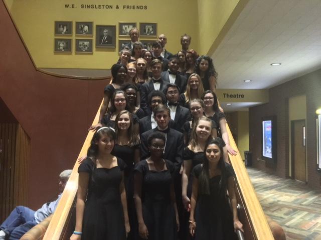 Lafayette choir at a performance earlier this year.