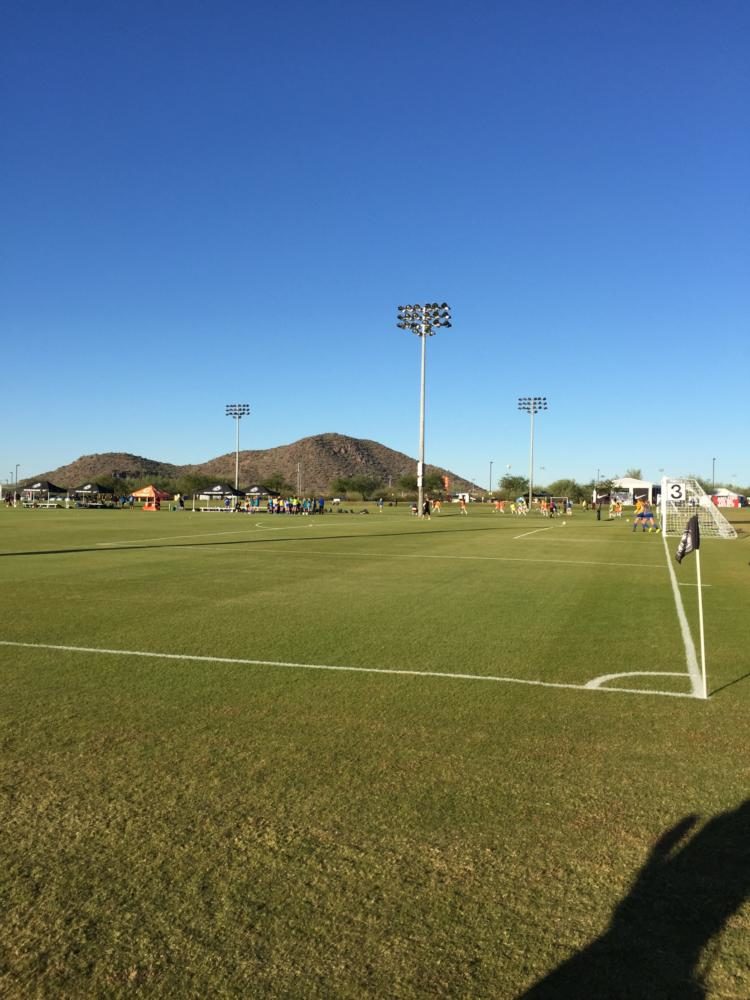 This is a picture of the fields ODP Nationals are played at each year in Phoenix, Arizona.