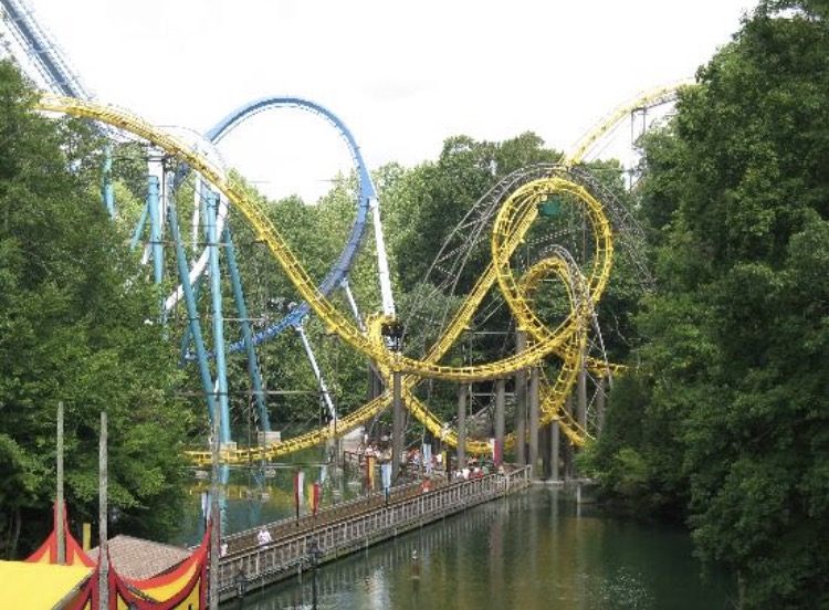 Roller+coasters+Lochness+Monster%2C+Alpengeist%2C+and+Griffin