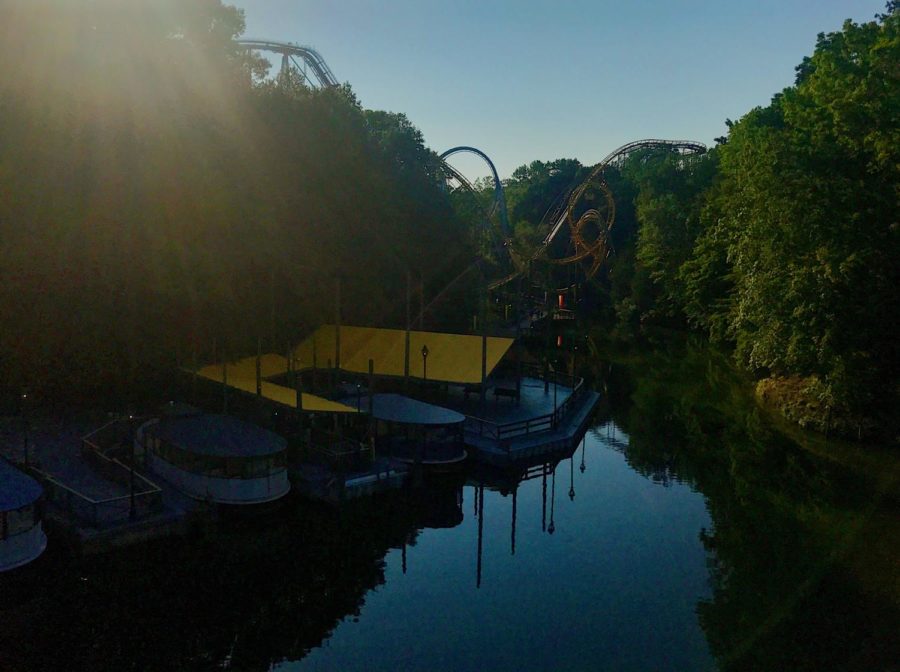 Four of the seven roller coasters can be found bordering the Rhine River featuring Lochness Montsters famous interconnecting loops directly over it. 