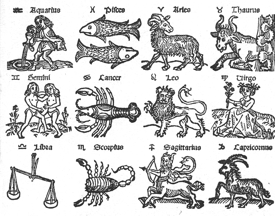 Astrological symbols stand for different birth times, and represent a wide variety of traits and attributes.  What does your horoscope portend for the year to come?
