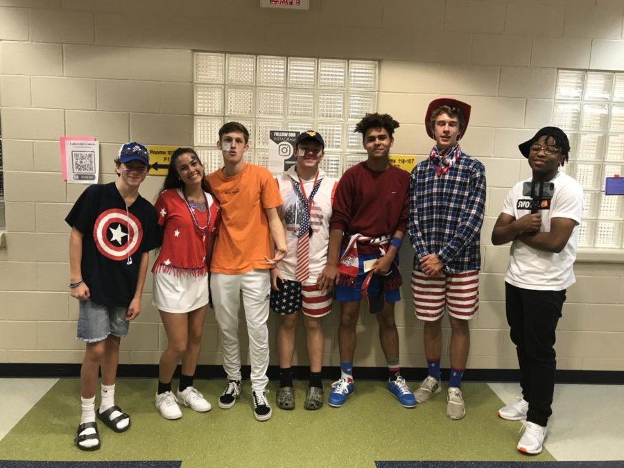 Movie/America Monday spirited students are excited for all the fun Spirit Week brings to the halls of Lafayette.
