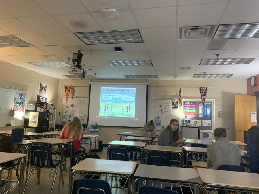This is a classroom at Lafayette High School but, more importantly a high school in America. Students often are scared to come to school because of how common mass shootings are.