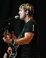 Jeremy Camp performing at one of his concerts. 