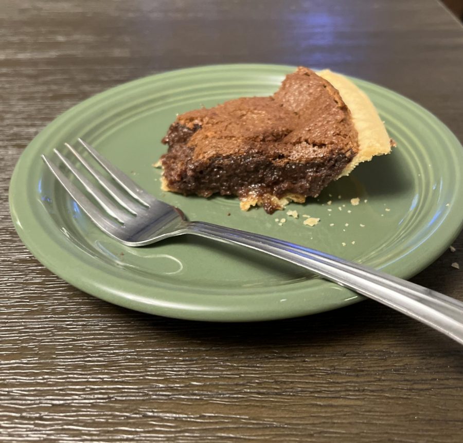 A dessert my family always has for our Thanksgiving feast is a chocolate chess pie. 