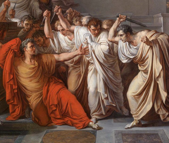 The death of Caesars sparked a ginormous civil war within the roman republic. 