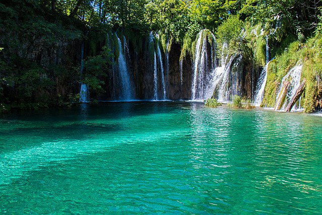 The many waterfalls within the Plitvice Lakes National Park draw tourists from all around the world in search of the perfect picture.