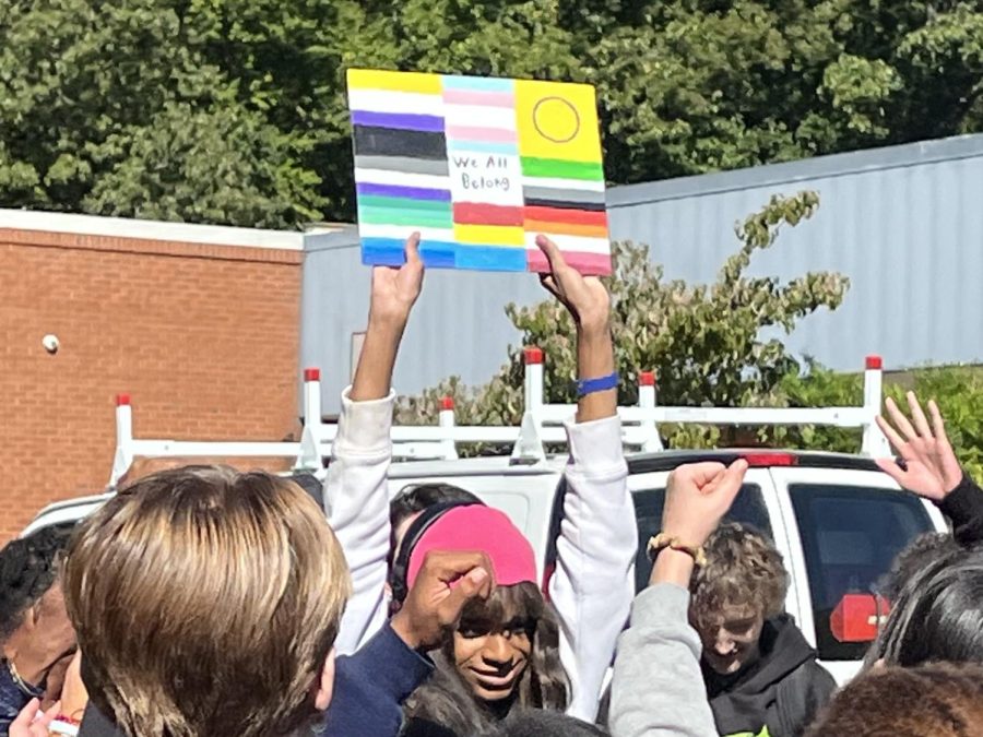 Powerful message for inclusivity at the student-led walkout