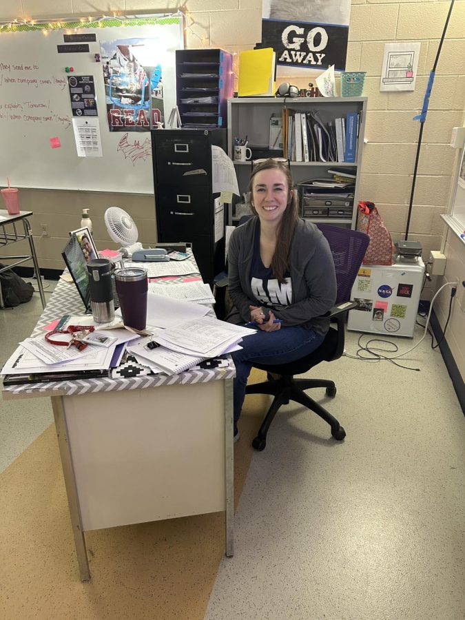 Ms. Reese in her classroom. You can find her in room 107.
