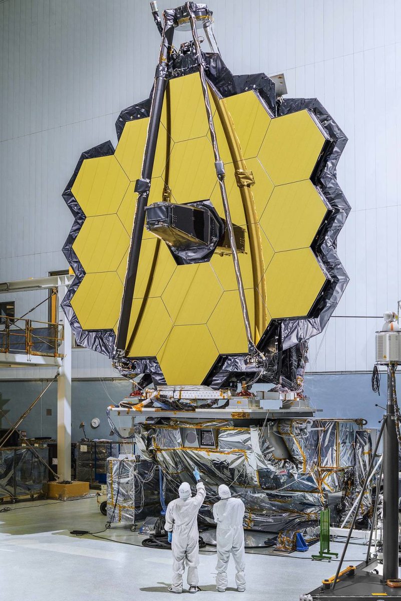 Photo of NASA’s James Webb Space Telescope used to produce the images of Jupiter.