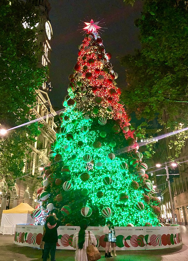 This Christmas tree is a symbol of the joy and spirit of the holiday.