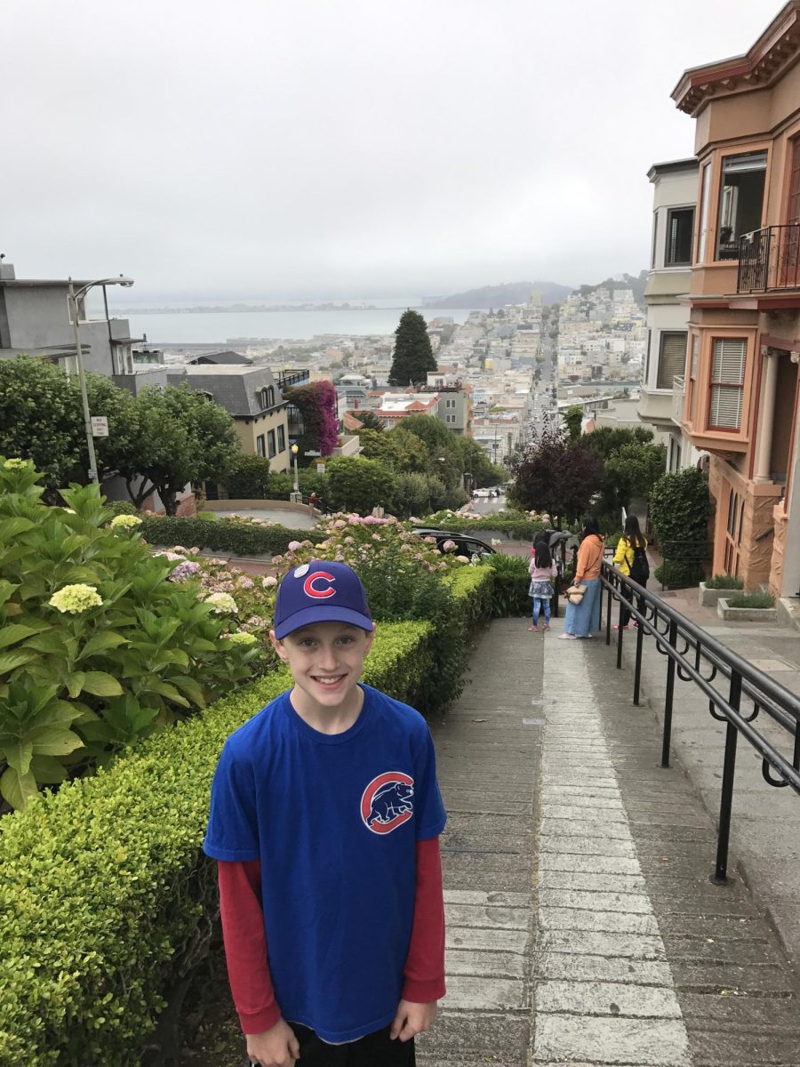 Josh viewing the amazing sights of San Fransisco. 