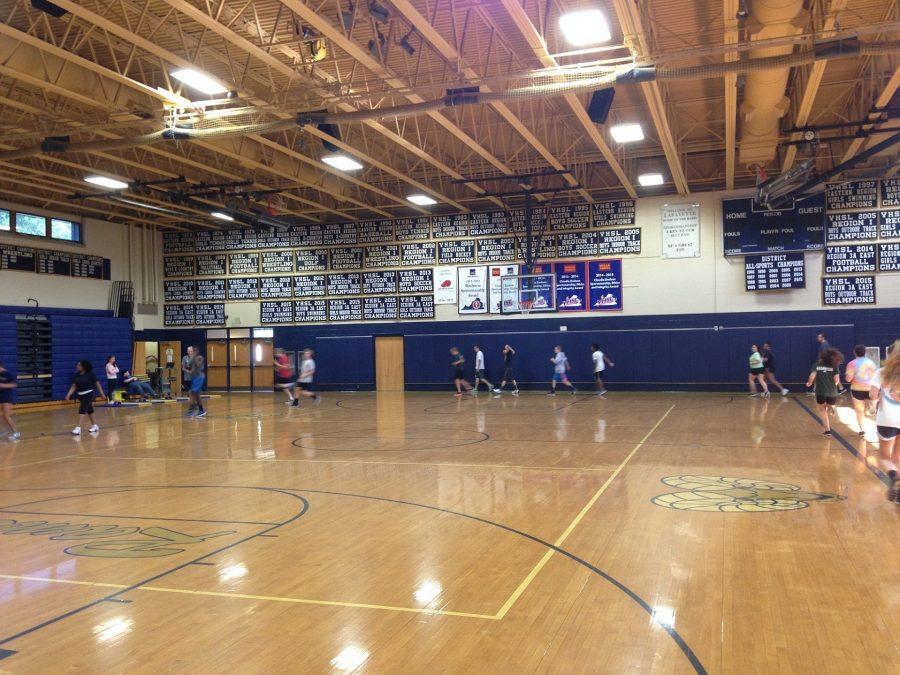 Lafayette's current gym is in high demand during sports seasons. The auxiliary gym will provide much needed space.