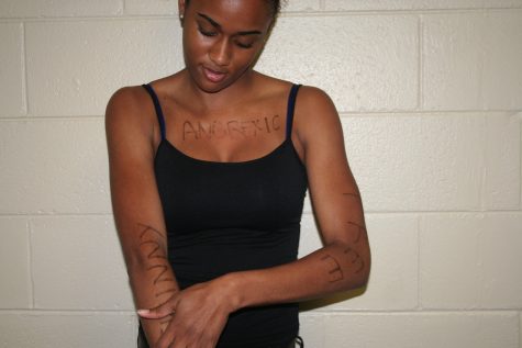 Branisha Meekins wipes off negative words used to describe skinny girls