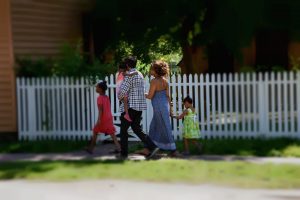 Families with many children have to be extra vigilant. Keeping kids close by can prevent accidents. 