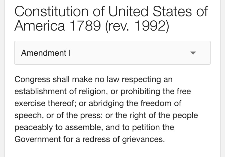 This is one of the parts of the Constitution that Trump's travel ban violated