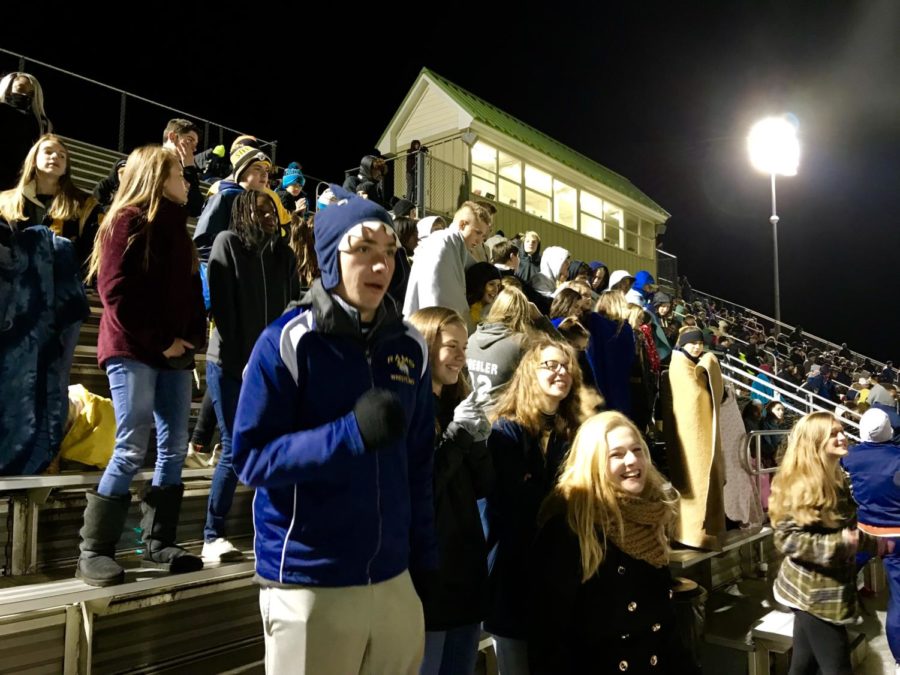 Lafayette's faithful fans came out in the bitter cold Friday night to watch the Rams take on Warhill's Lions in the first round of the playoffs. 