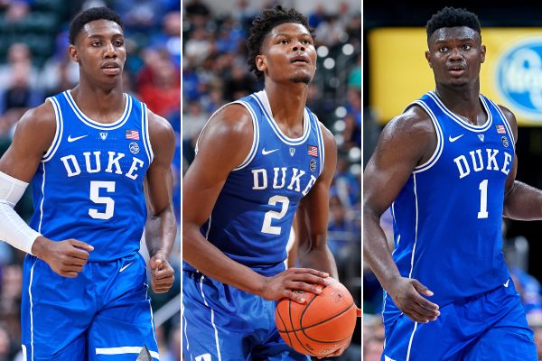 Duke's Zion Williamson and RJ Barrett: The iconic NCAA dunk celebration 