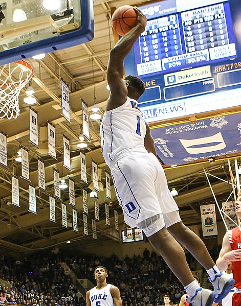 Zion Williamson will be selected first in the NBA draft by the New Orleans Pelicans.