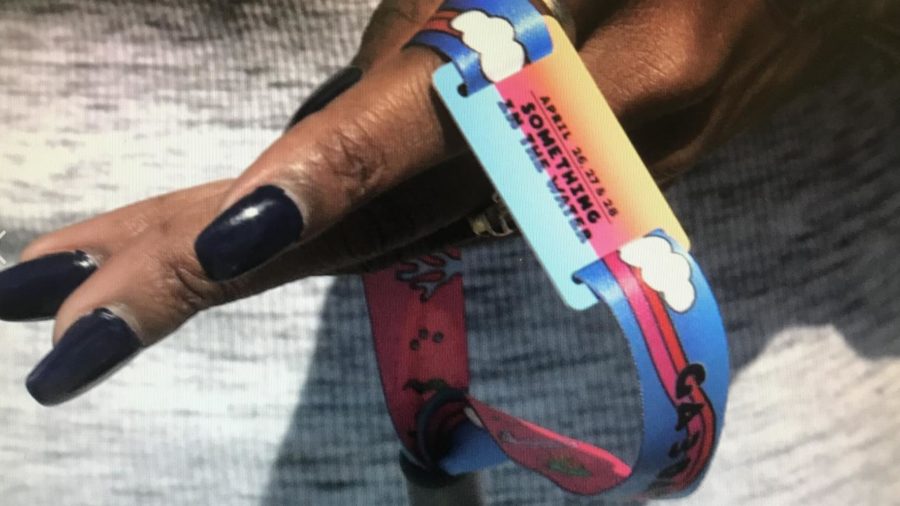 Shown above are the regular wristbands for the Something In The Water Event.