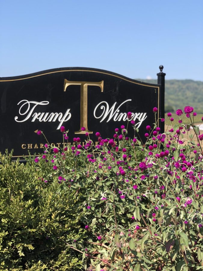 Trump Winery is Virginia's largest vineyard covering 227 acres, filled with beautiful buildings and crop fields.