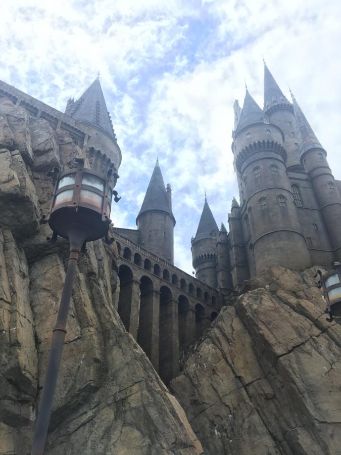 The Hogwarts Castle stands on two theme parks in Universal Orlando. Its area spans on both parks, Adventure Islands and Universal Studios. Inside the castle, it features the signature ride at the Wizarding World of Harry Potter Hogsmeade. 