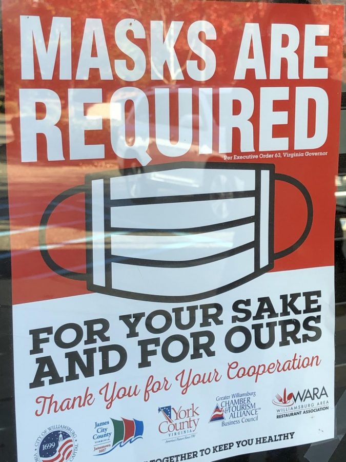 Masks have always been required, but new law in Virginia causes children of ages 5 and older to wear them.  Make sure to keep up with new laws if you have young children to keep them, and the community safe. 