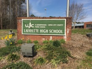 Lafayette High School sitting empty of students because of COVID. Many still wonder how everything will work out and if things will ever go back to normal.