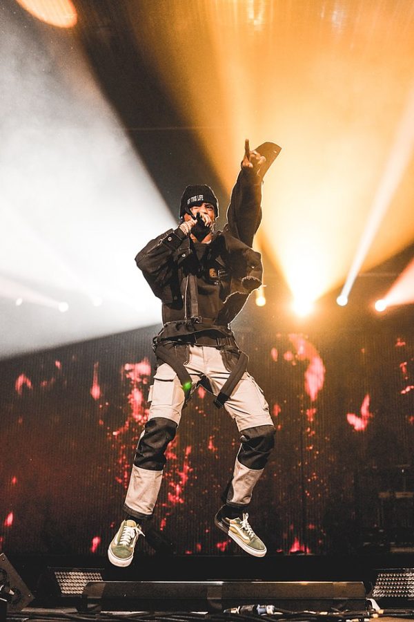Travis loves to entertain whenever he gets the chance and is always jumping around on stage.