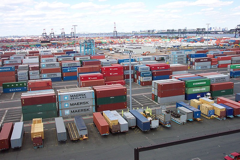 Shipping containers sit idle in countries that don't export many goods