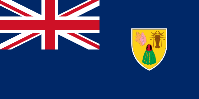 Turks and Caicos' flag has the part of the British flag because they were conquered by the British in the 1790's 