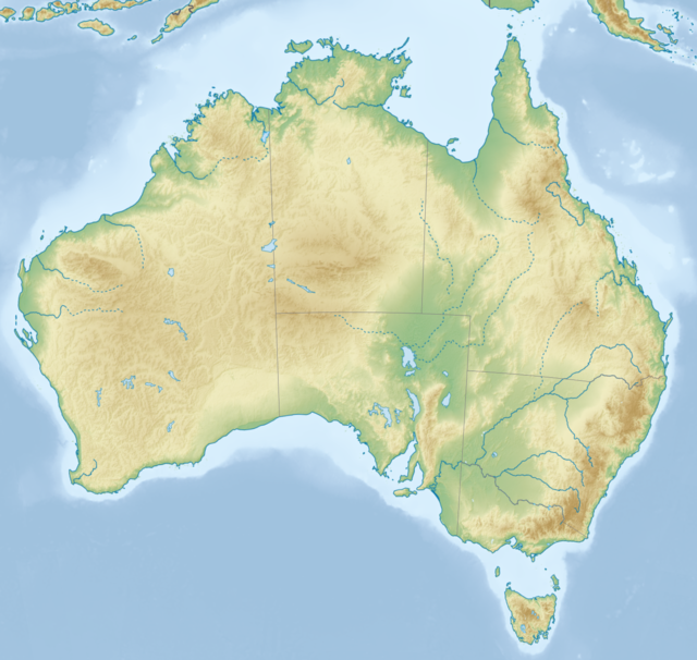 [[File:Australia topographic location map conic.png|Australia ...