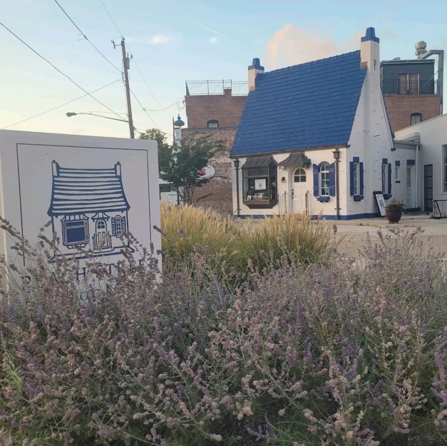 Beautifully built, this cottage is part of the small town's library.​