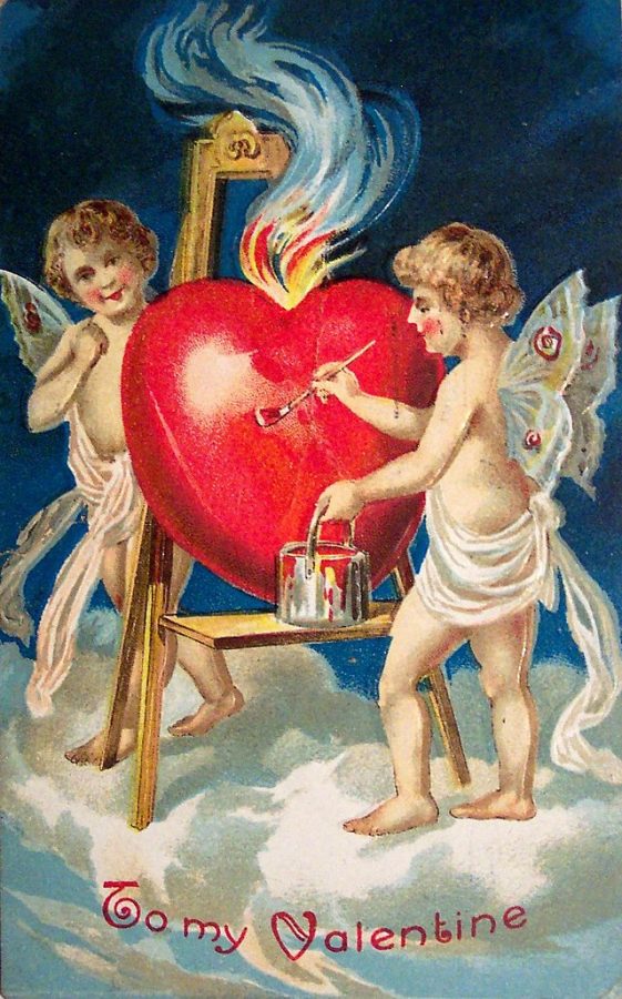 Cupid's Arrow is a famous symbol on Valentine's Day. It represents finding love with someone. They are plastered all over cards, chocolate boxes, and more Valentine's Day goodies.