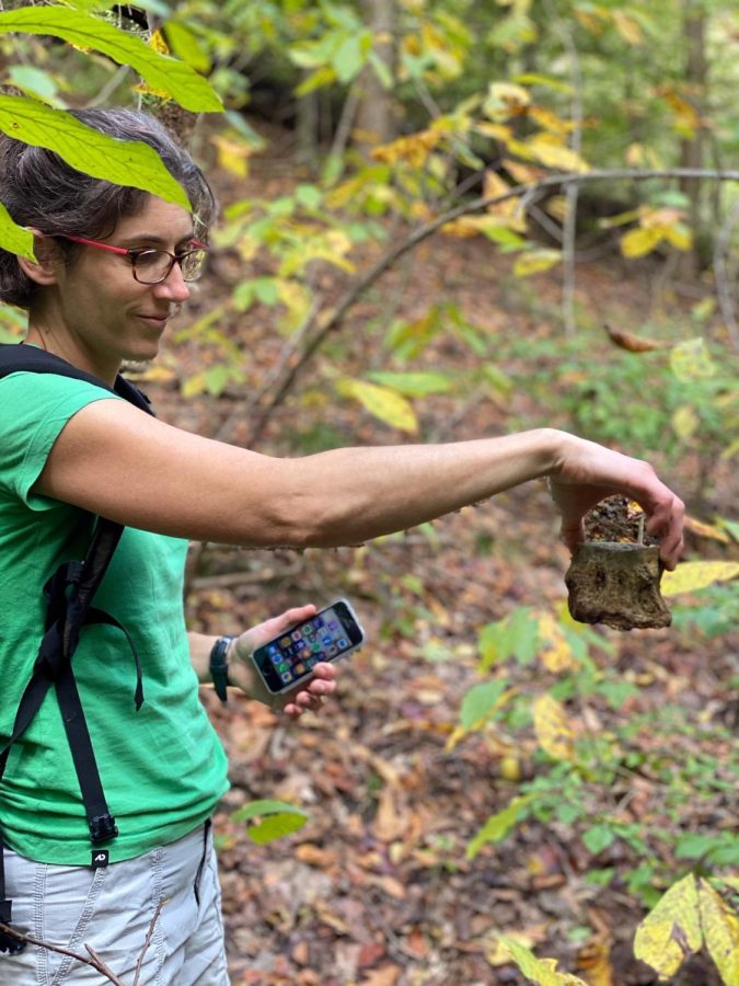 Although Ms. Kaste is a virtual learning lab teacher, she also enjoys getting to see the outdoors.