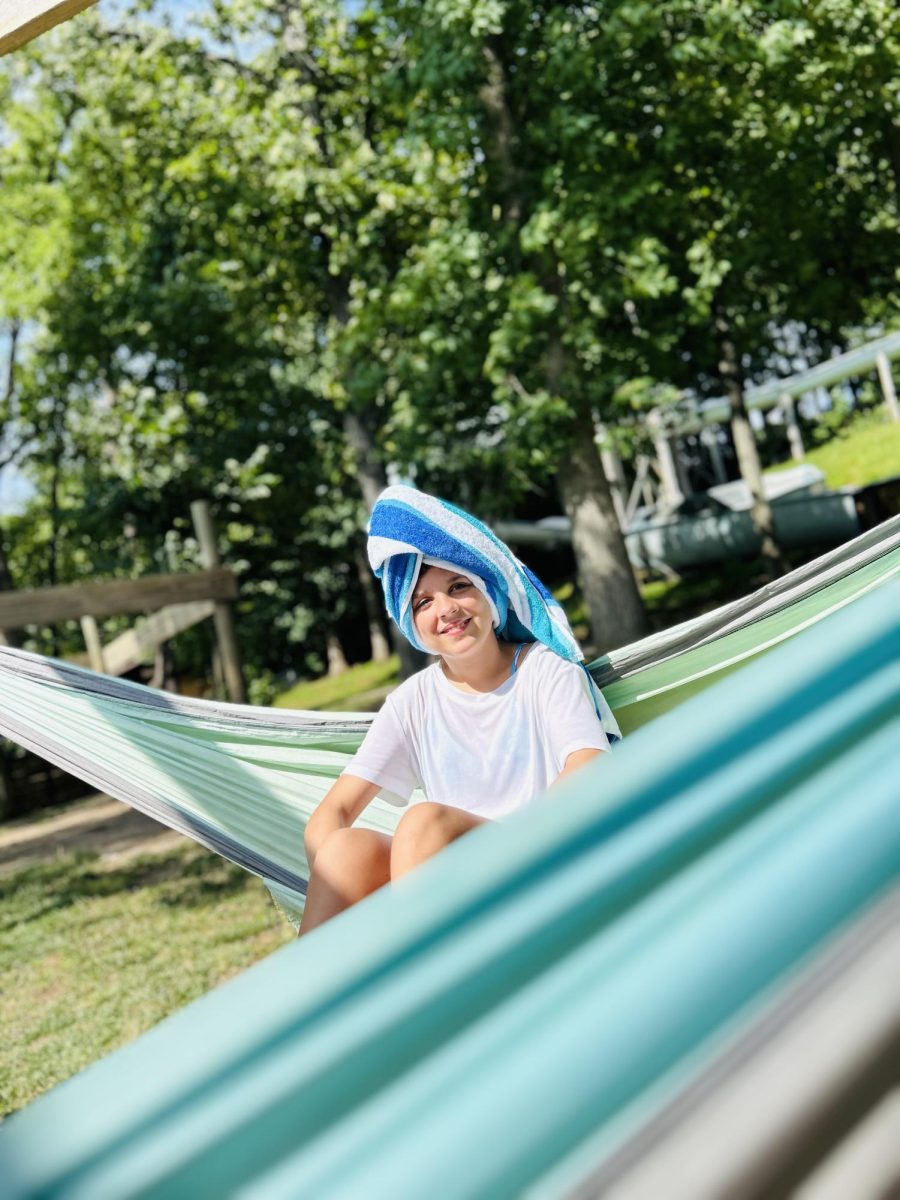 “I love swinging in the hammocks after swimming,” a camper exclaimed during their daily afternoon free time.