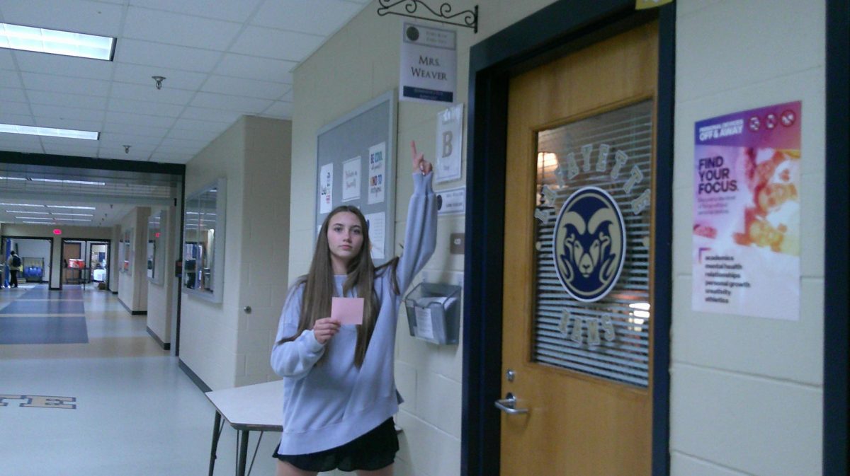 Showing off Mrs. Weaver office where Brianna's phone was locked up 