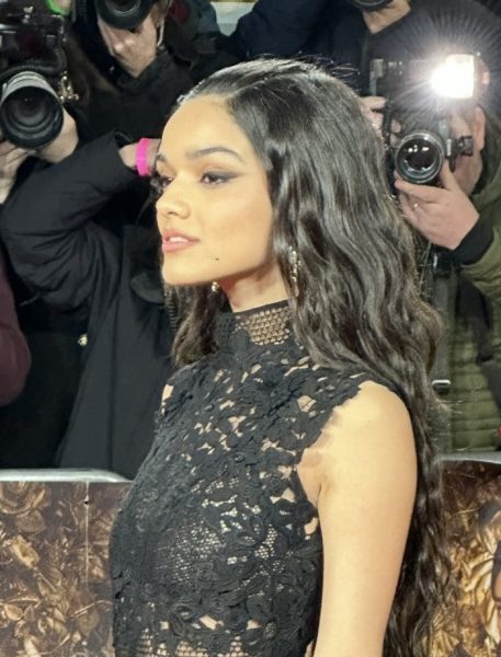 Rachel Zegler at London for the world premiere of Hunger Games.