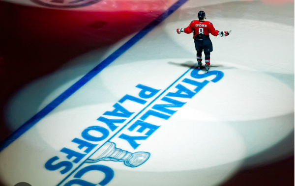Alex, one of the greatest players of all time savoring possibly his last NHL playoffs. 