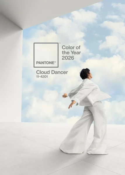 Pantone's color of the year "Cloud Dancer"